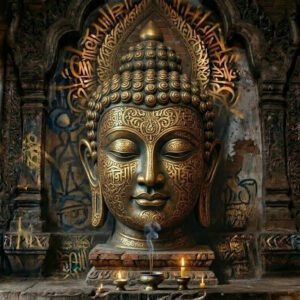 Buddha’s head Art Street 2
